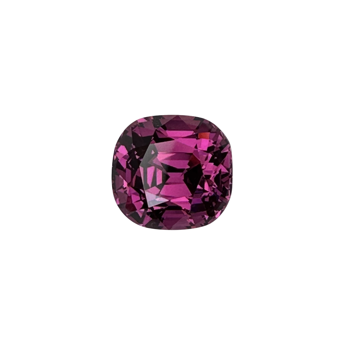 8.1ct Cushion Medium Pink Rhodolite