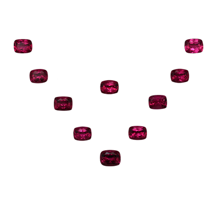 9x7mm Cushion Rubellite