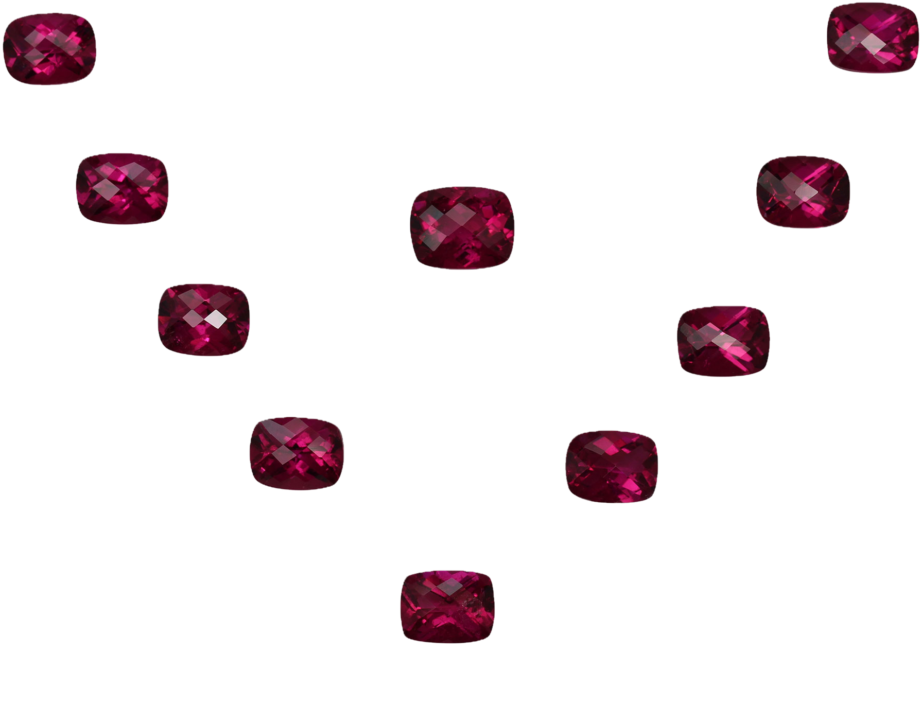 Cushion Fuchsia Color Rubellite