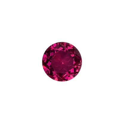 8mm Round Reddish Color Rubellite