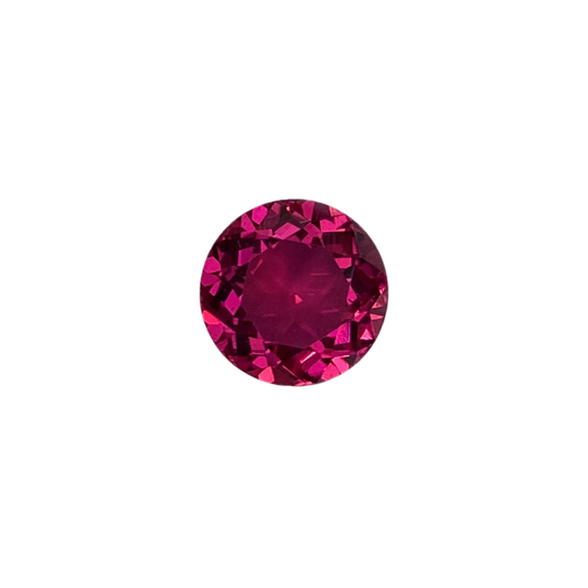 8mm Round Reddish Color Rubellite