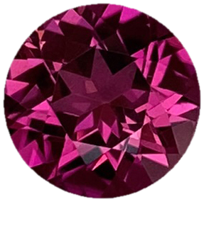 7.5mm Round Fuchsia Color Rubellite