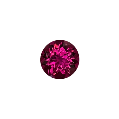 7.25mm Round Fuchsia Color Rubellite