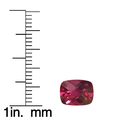 9x7mm Cushion SET Color Rubellite Set