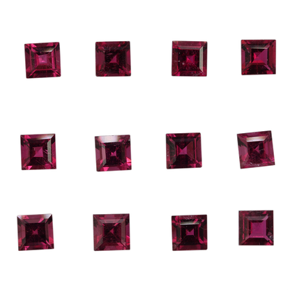 5mm Square Rubellite