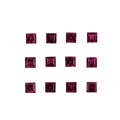 5mm Square Rubellite