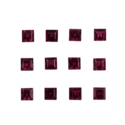 5mm Square Rubellite