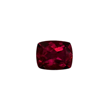 10x8mm Cushion Reddish Color Rubellite