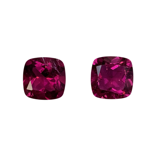 8mm Cushion Fuchsia Color Rubellite
