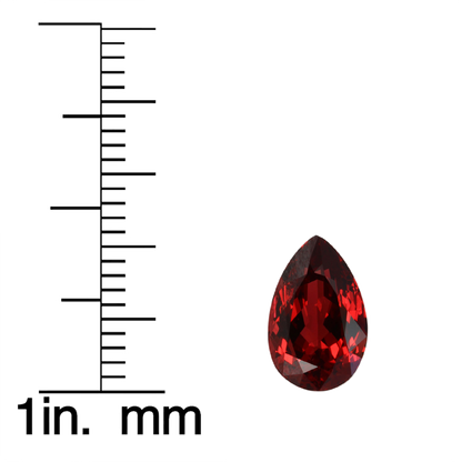 2.96ct Pear Shape Red Spinel