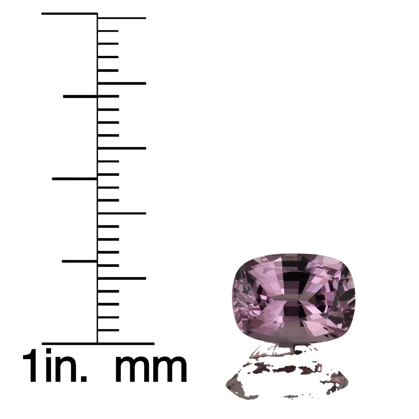 2.59ct Cushion Light Pink Spinel