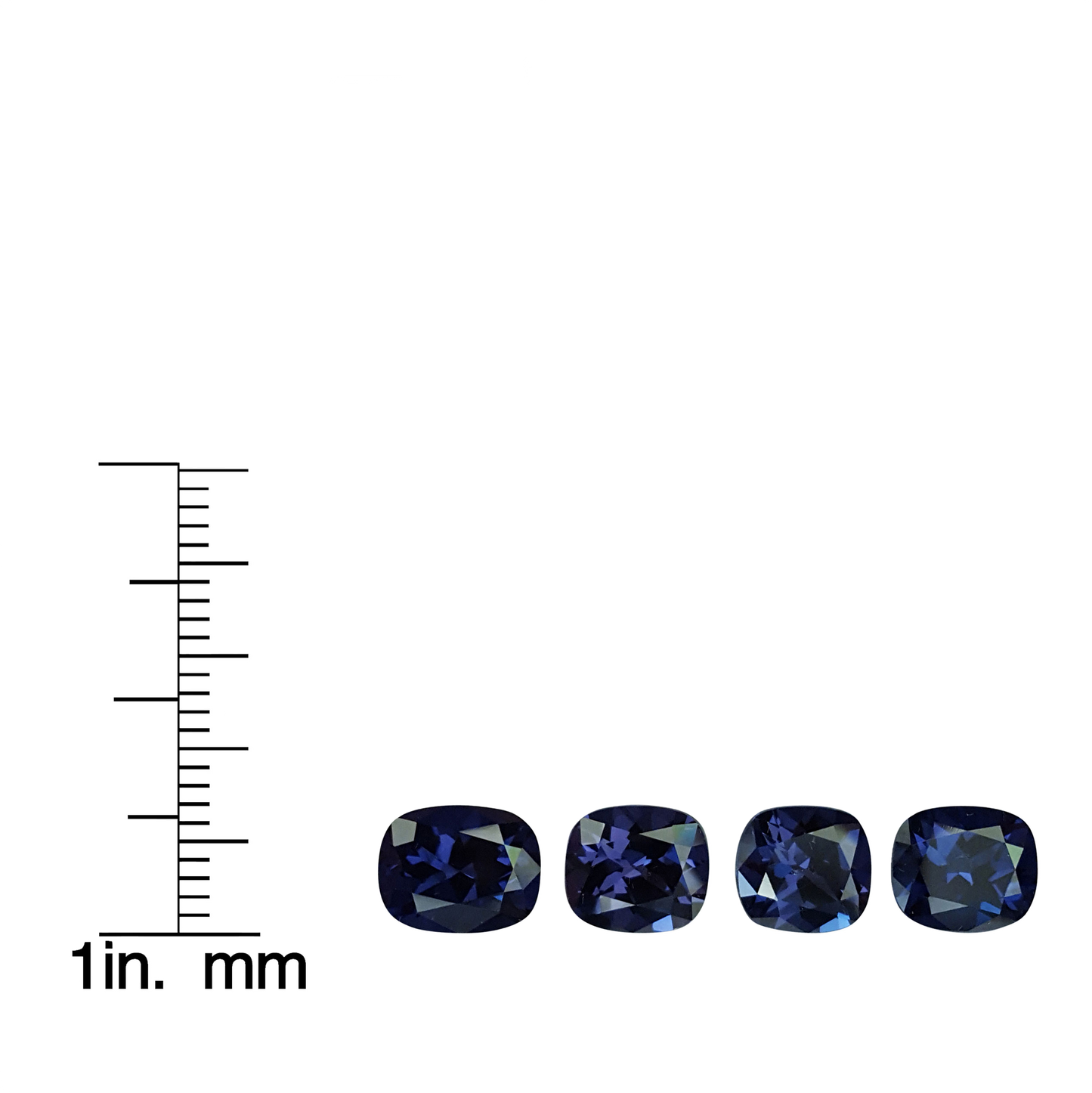 Cushion Deep Blue Spinel