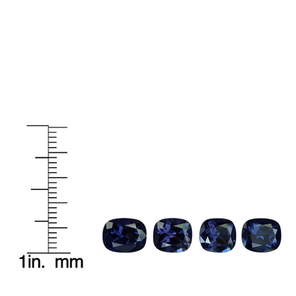 Cushion Deep Blue Spinel