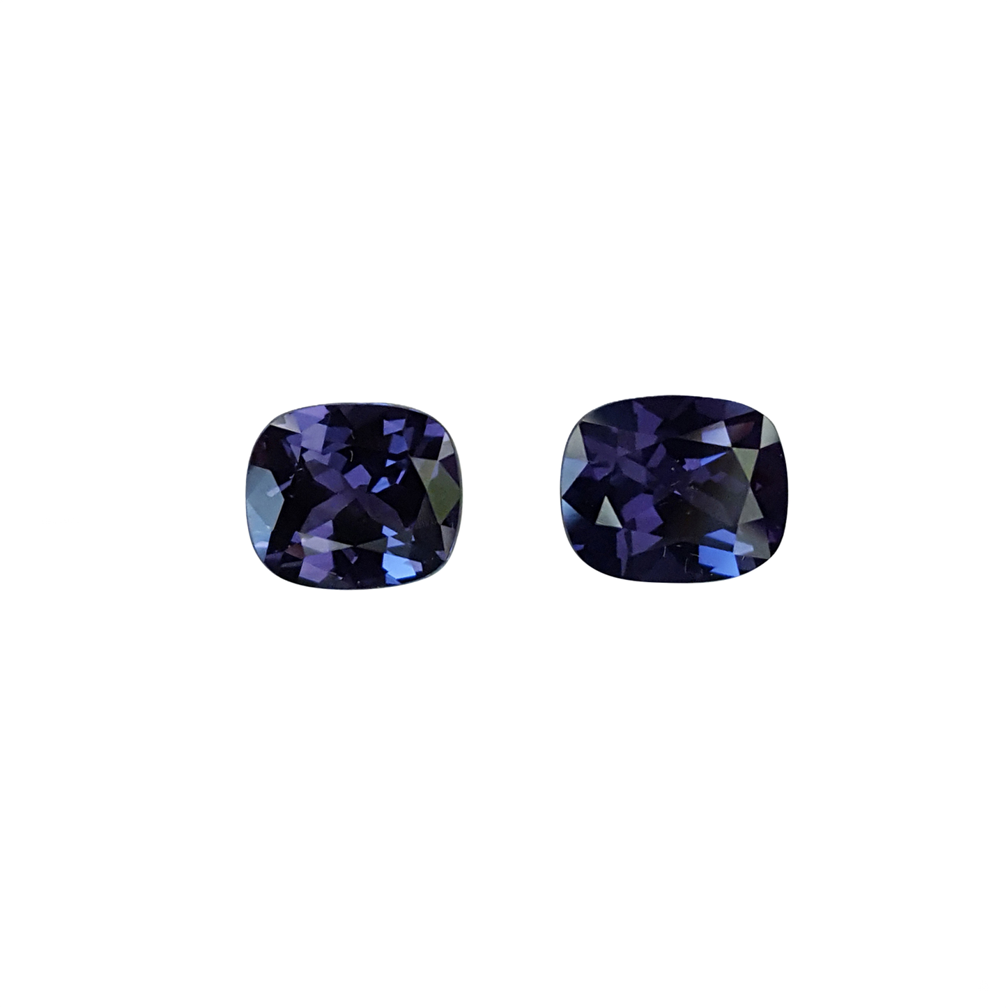 2.07ct Cushion Spinel Pair