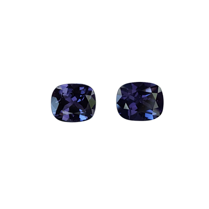 2.07ct Cushion Spinel Pair