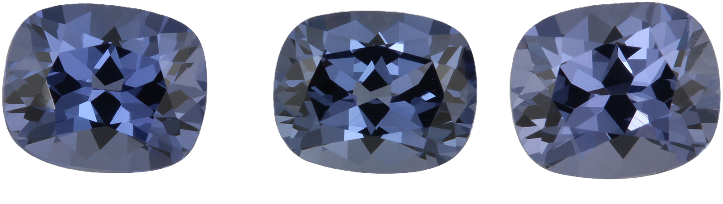 7x6mm Cushion Blue Spinel