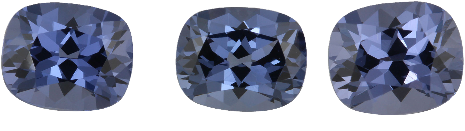 7x6mm Cushion Blue Spinel