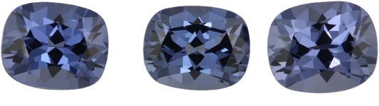 7x6mm Cushion Blue Spinel