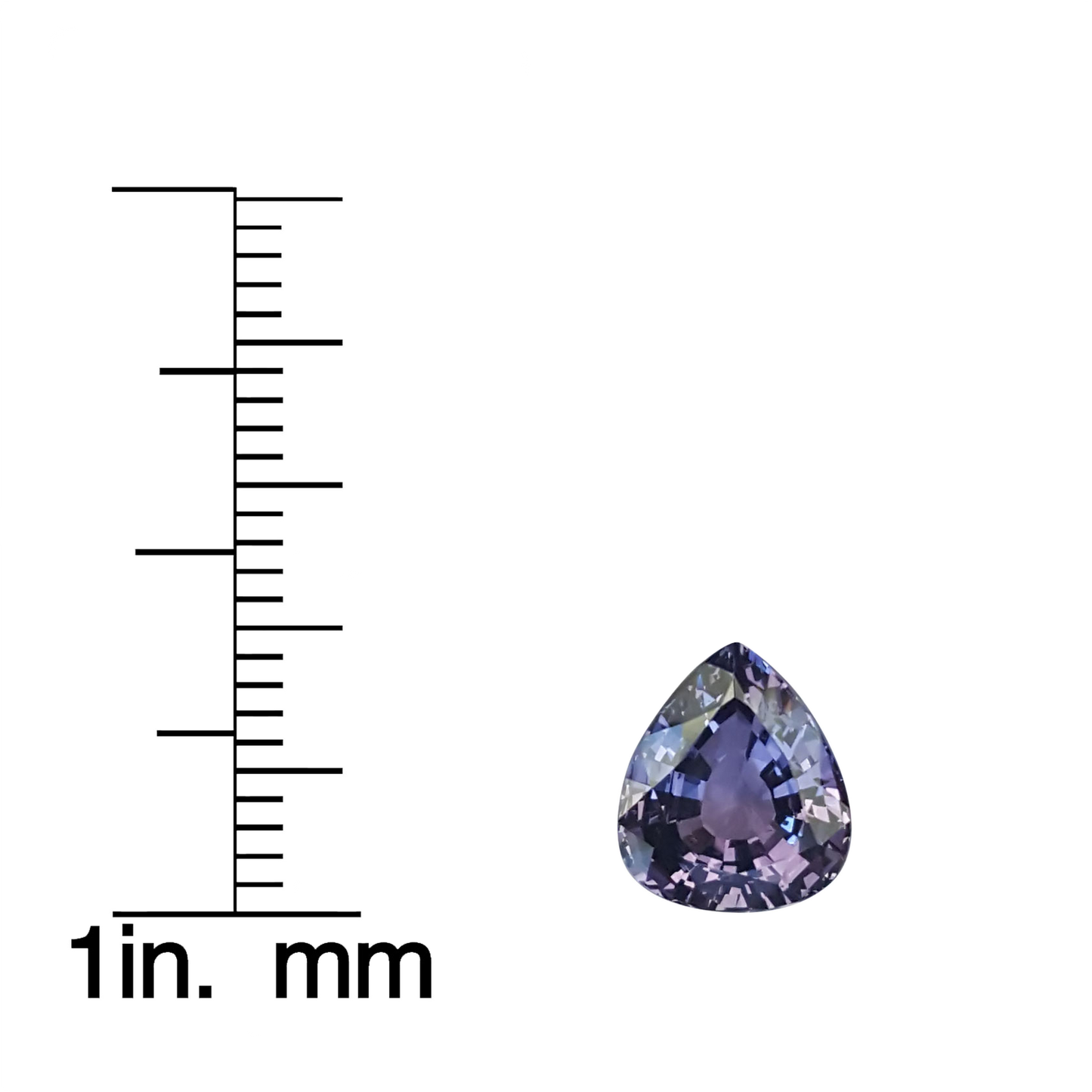 2.52ct Pear Shape Light Violet Spinel