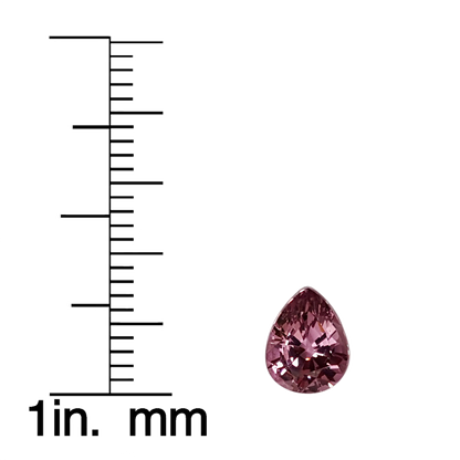 1.42ct Pear Shape Medium Pink Spinel