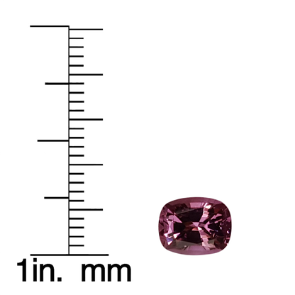 1.64ct Cushion P Color Spinel