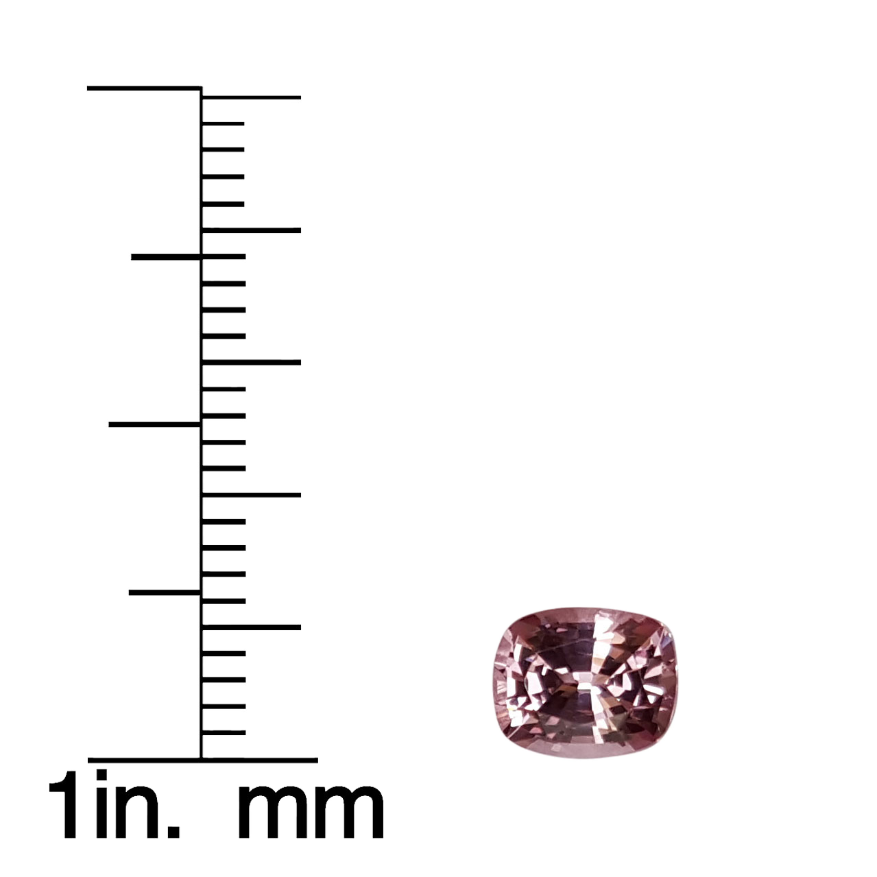 1.29ct Cushion Medium Pink Spinel