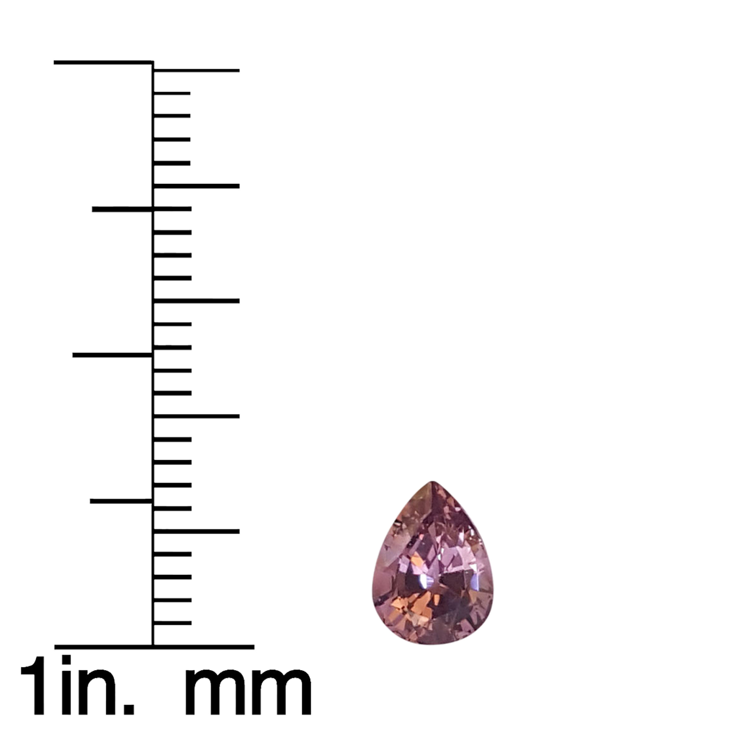 1.72ct Pear Shape Medium Pink Spinel