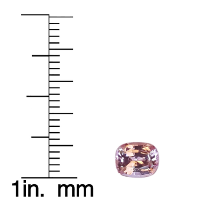 1.09ct Cushion Medium Pink Spinel