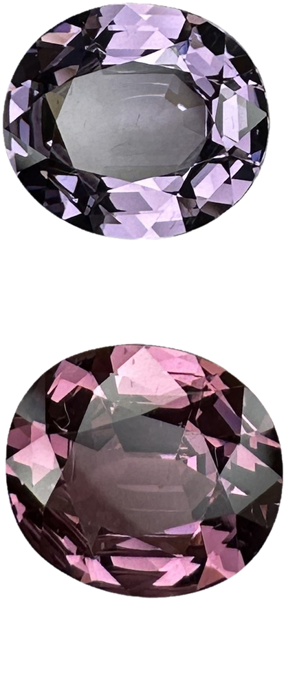 5.29ct Oval Mixed Spinel Pair