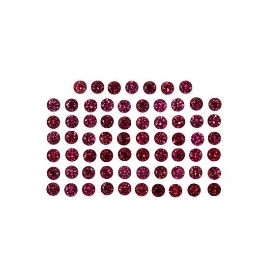 2mm Round Red Spinel