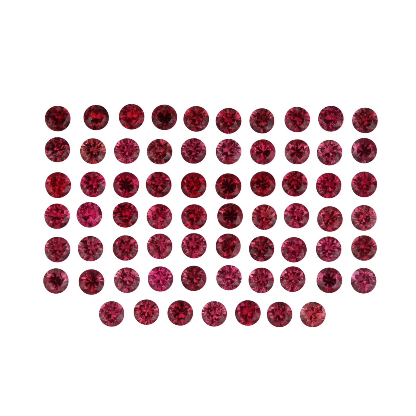 2mm Round Red Spinel