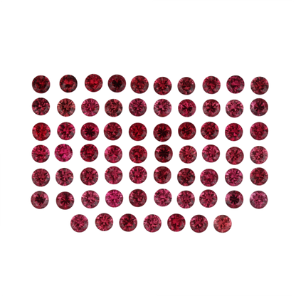 2mm Round Red Spinel