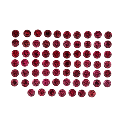2mm Round Red Spinel