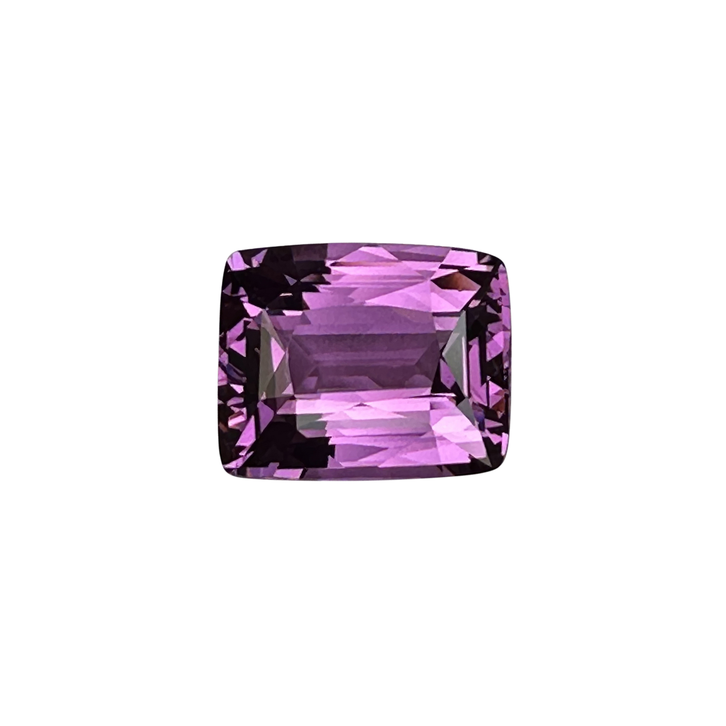 8.7x6.9mm Cushion Deep Pink Spinel