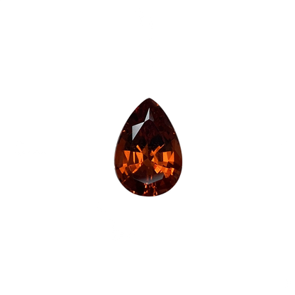 Pear Shape Deep Orange Spessartite