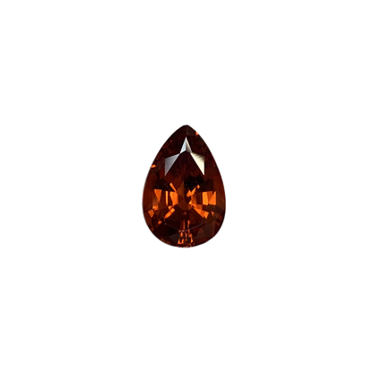 Pear Shape Deep Orange Spessartite