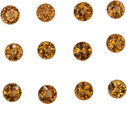 5mm Round Fanta Spessartite