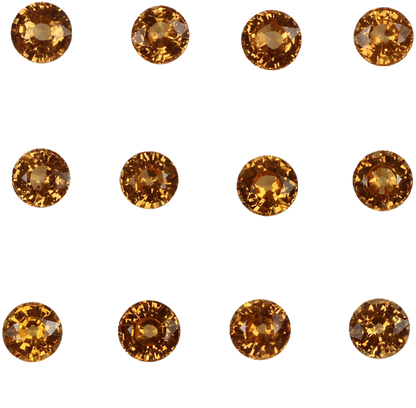 5mm Round Fanta Spessartite
