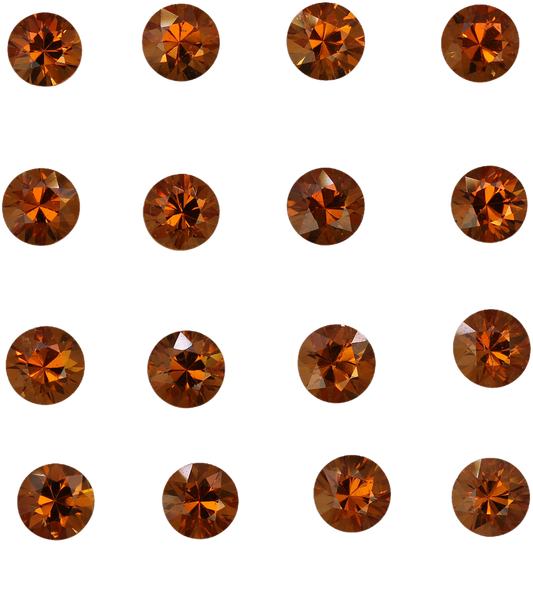 5mm Round Fanta Spessartite