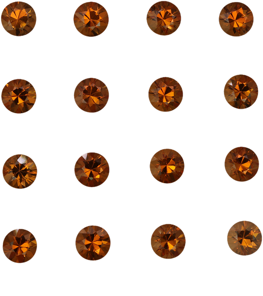 5mm Round Fanta Spessartite