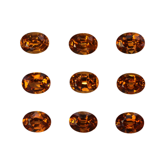 8x6mm Oval Deep Orange Spessartite