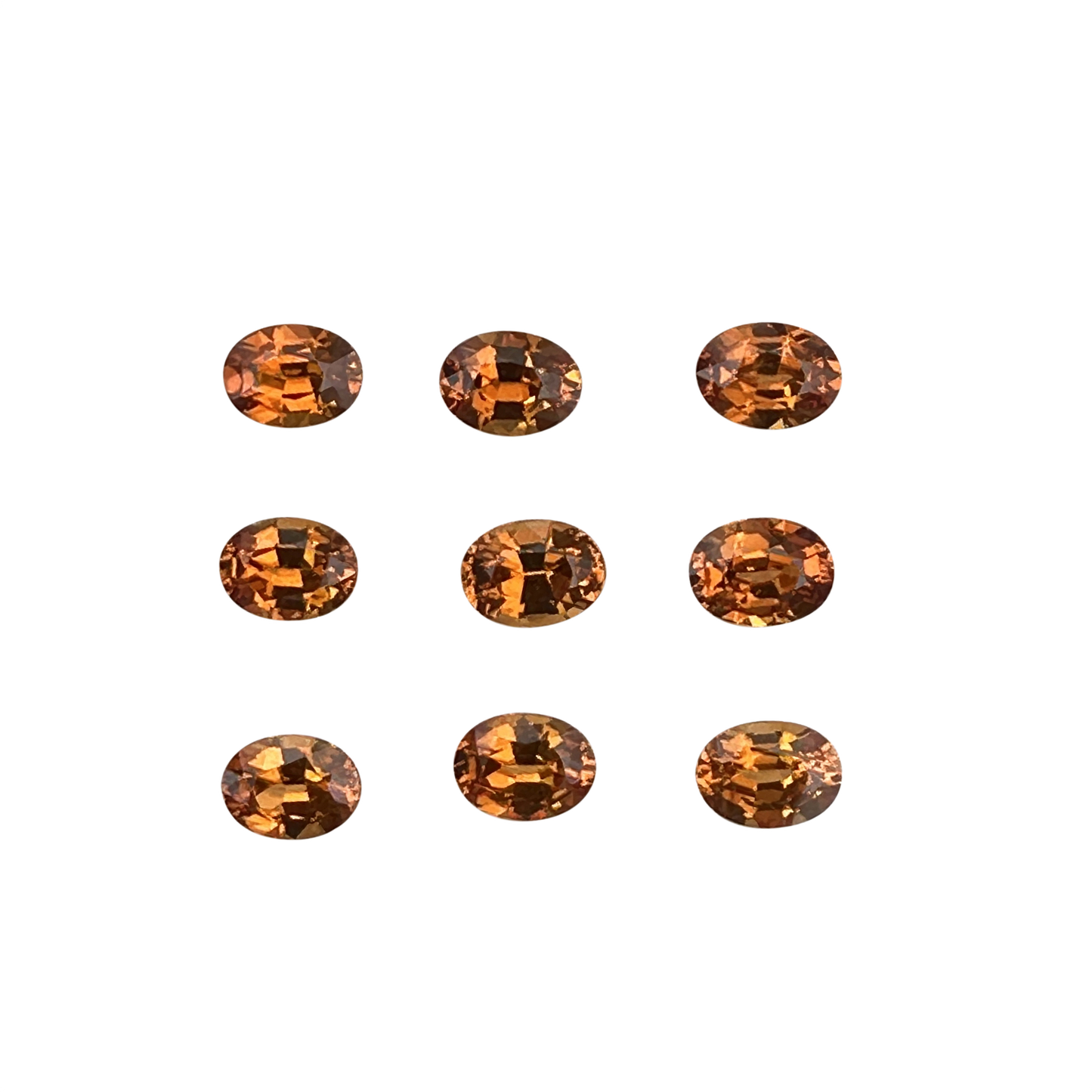 8x6mm Oval Deep Orange Spessartite