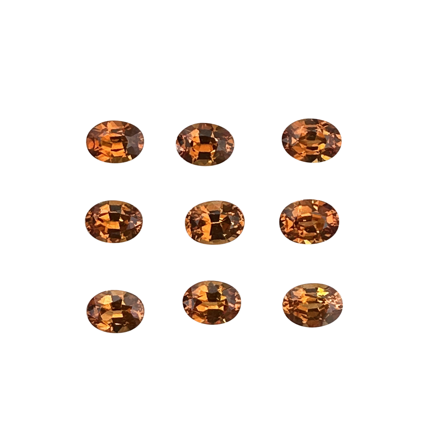 8x6mm Oval Deep Orange Spessartite