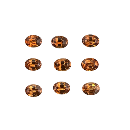 8x6mm Oval Deep Orange Spessartite