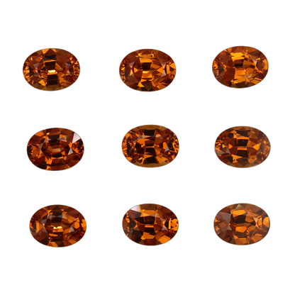 8x6mm Oval Deep Orange Spessartite