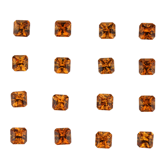 4mm Octagon Spessartite
