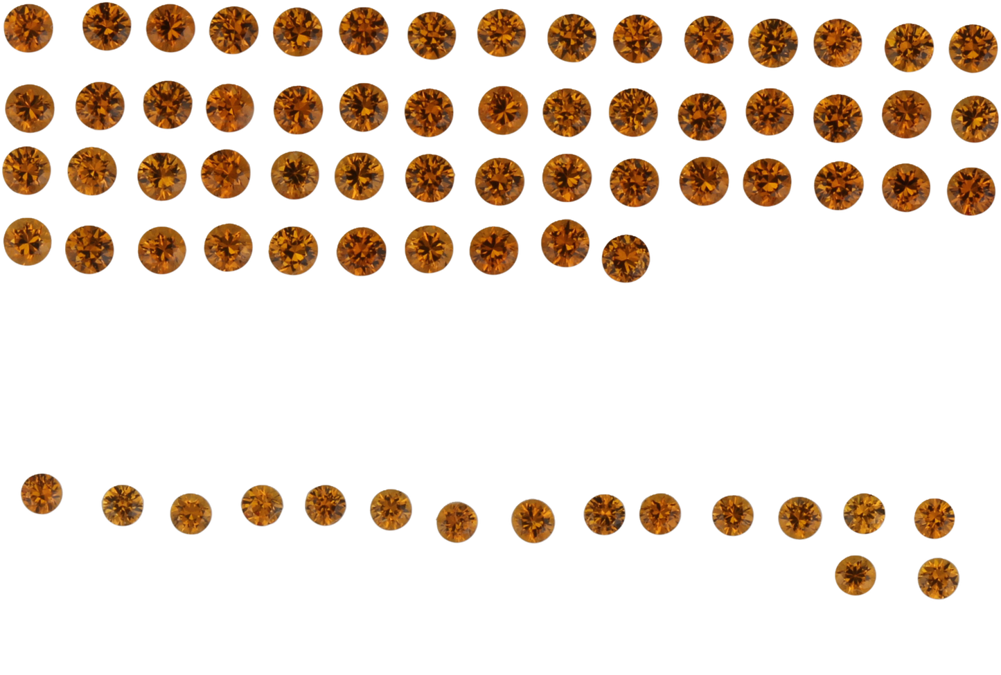 1.5mm Round Fanta Spessartite