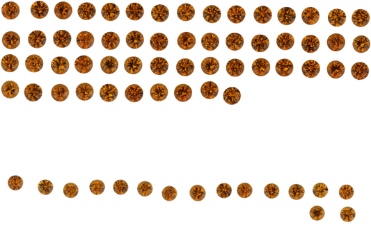 1.5mm Round Fanta Spessartite