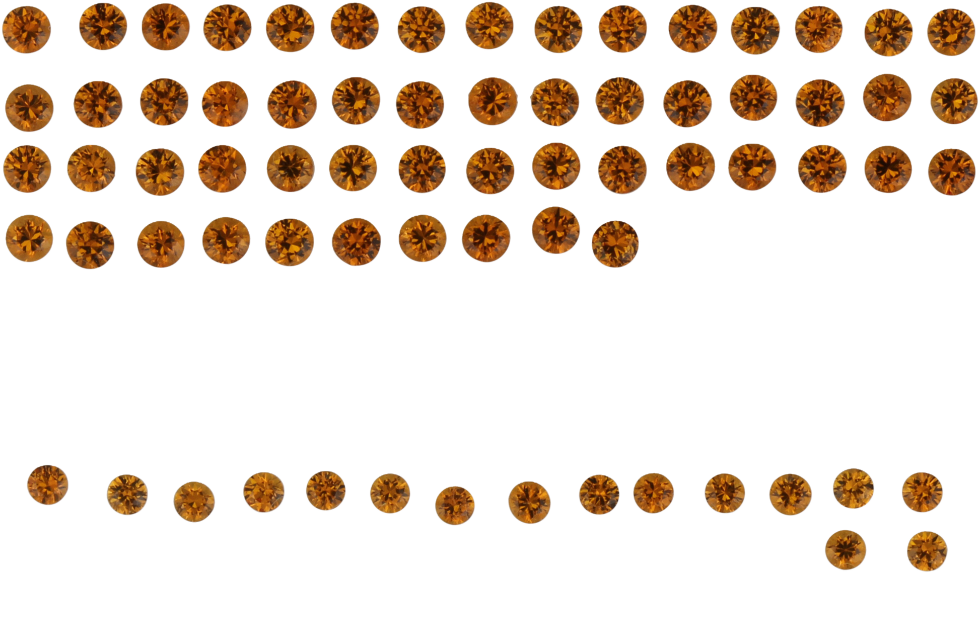 1.5mm Round Fanta Spessartite