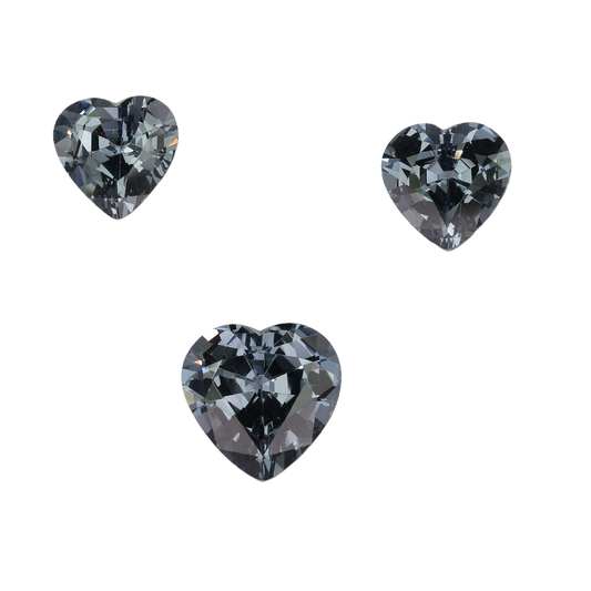 8.41ct Heart Shape Grey Spinel Suite